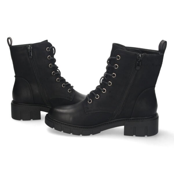 Botin Plano con Cremallera y Cordones - Imagen 5