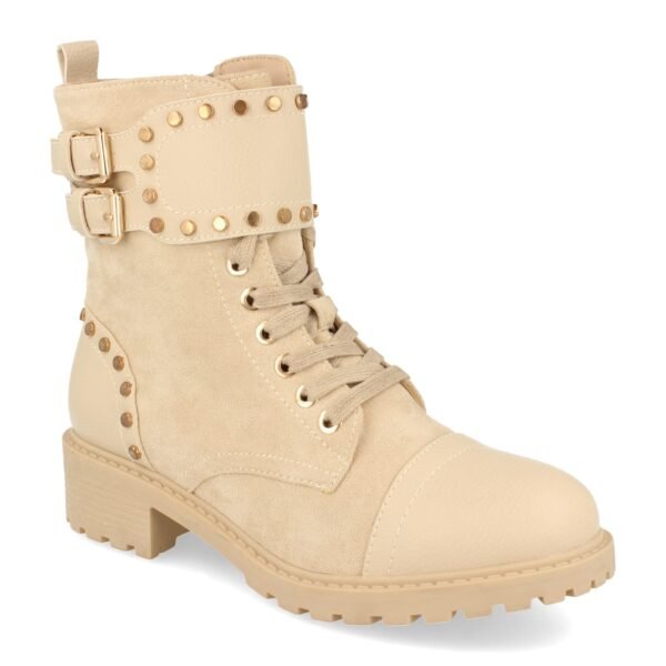 Botin de Tacon con Tachuelas y Cremallera - Imagen 2