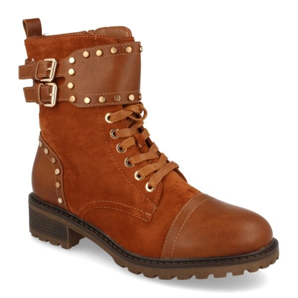 Botin de Tacon con Tachuelas y Cremallera - Imagen 2