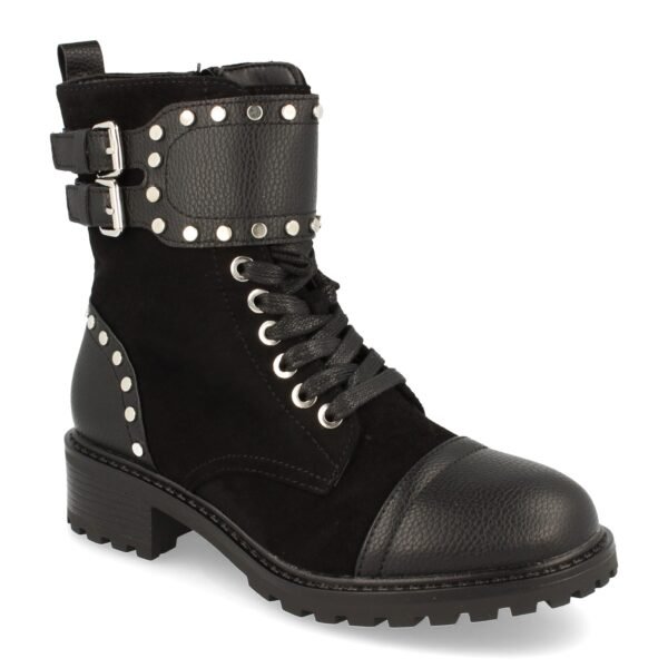 Botin de Tacon con Tachuelas y Cremallera - Imagen 2