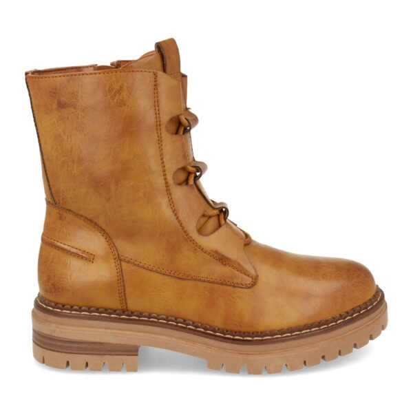 Bot?n de Mujer Estilo Militar con Cordones