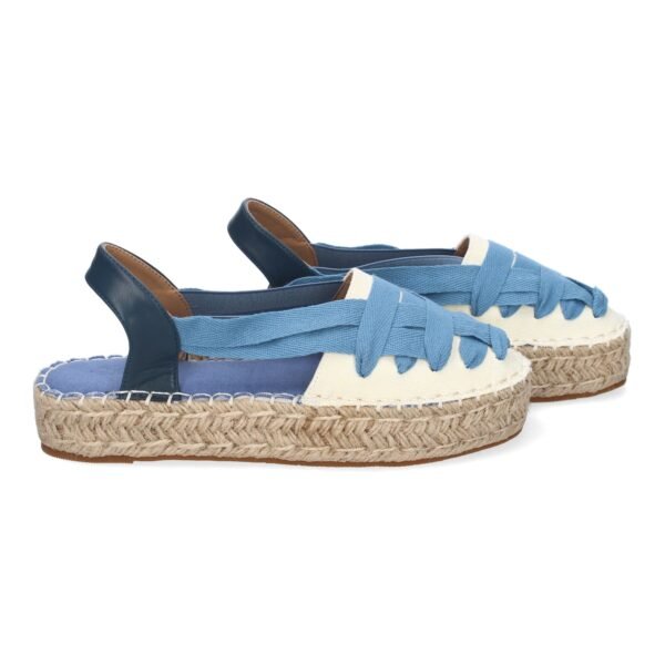 Alpargata Plana Estilo Valenciana para Mujer con Yute, Comodas y Elegantes, Dise?o Moderno con Cintas - Imagen 5
