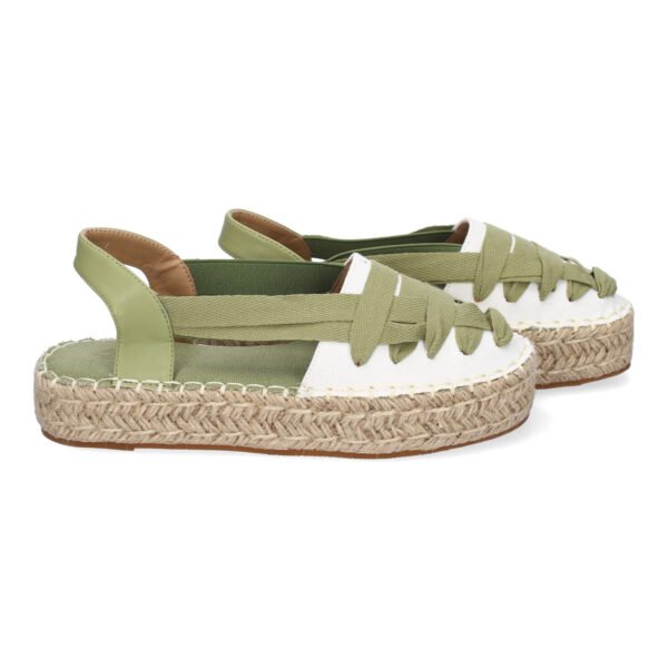 Alpargata Plana Estilo Valenciana para Mujer con Yute, Comodas y Elegantes, Dise?o Moderno con Cintas - Imagen 5