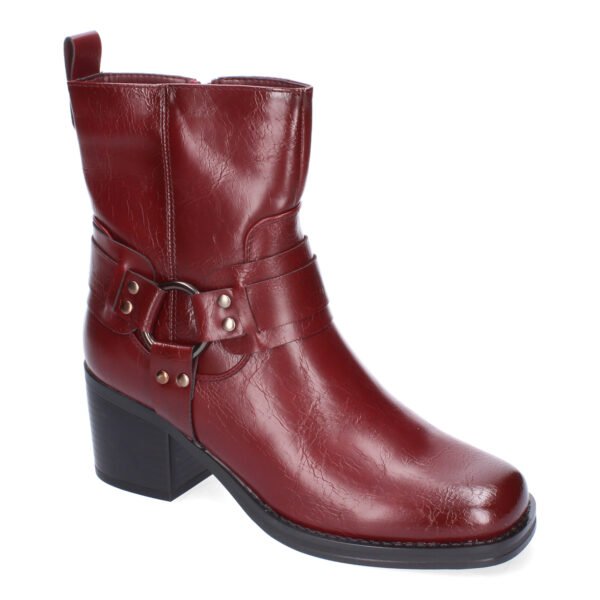 Botines de Tac?n para Mujer, Elegantes Adorno de Hebilla - Imagen 3