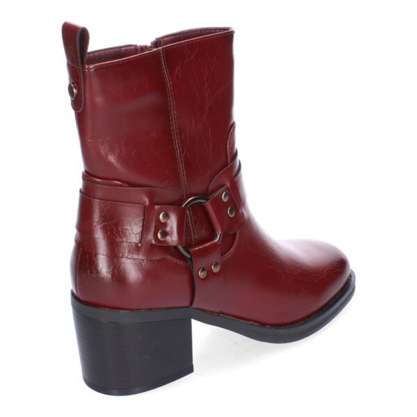 Botines de Tac?n para Mujer, Elegantes Adorno de Hebilla - Imagen 4