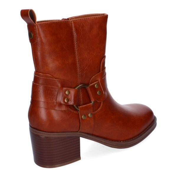 Botines de Tac?n para Mujer, Elegantes Adorno de Hebilla - Imagen 4
