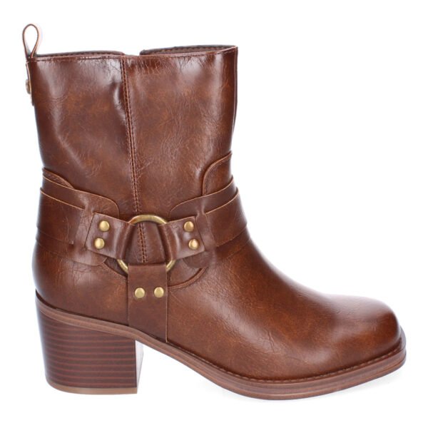 Botines de Tac?n para Mujer, Elegantes Adorno de Hebilla - Imagen 2