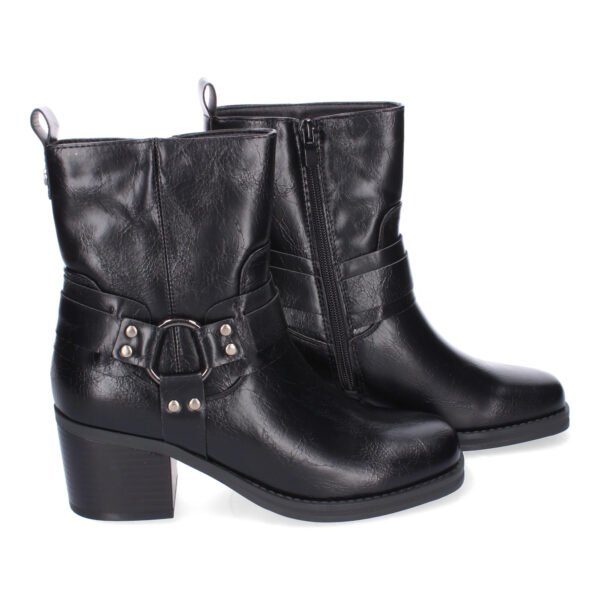 Botines de Tac?n para Mujer, Elegantes Adorno de Hebilla - Imagen 5