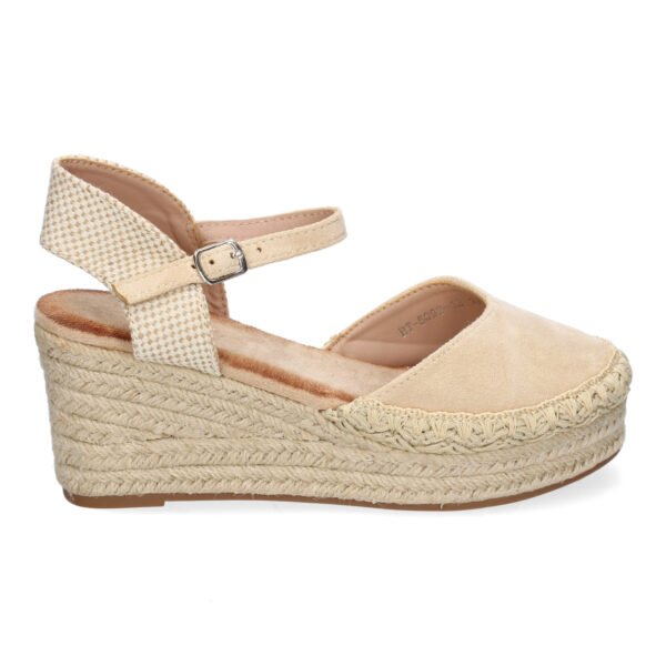 Sandalia de Cu?a de Yute para Mujer, Comodas y Elegantes con Detalles Trenzados - Imagen 2