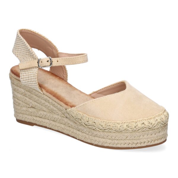 Sandalia de Cu?a de Yute para Mujer, Comodas y Elegantes con Detalles Trenzados - Imagen 3
