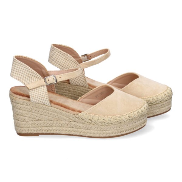 Sandalia de Cu?a de Yute para Mujer, Comodas y Elegantes con Detalles Trenzados - Imagen 5