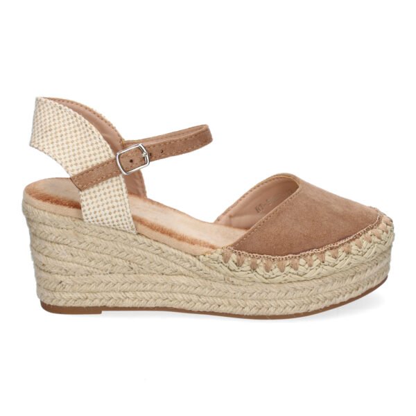 Sandalia de Cu?a de Yute para Mujer, Comodas y Elegantes con Detalles Trenzados - Imagen 2