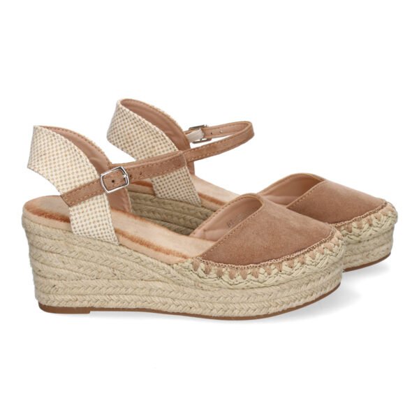 Sandalia de Cu?a de Yute para Mujer, Comodas y Elegantes con Detalles Trenzados - Imagen 5
