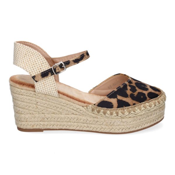 Sandalia de Cu?a de Yute para Mujer, Comodas y Elegantes con Detalles Trenzados - Imagen 2