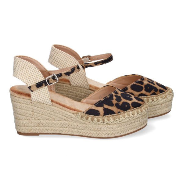 Sandalia de Cu?a de Yute para Mujer, Comodas y Elegantes con Detalles Trenzados - Imagen 5