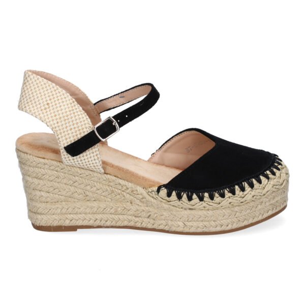 Sandalia de Cu?a de Yute para Mujer, Comodas y Elegantes con Detalles Trenzados - Imagen 2