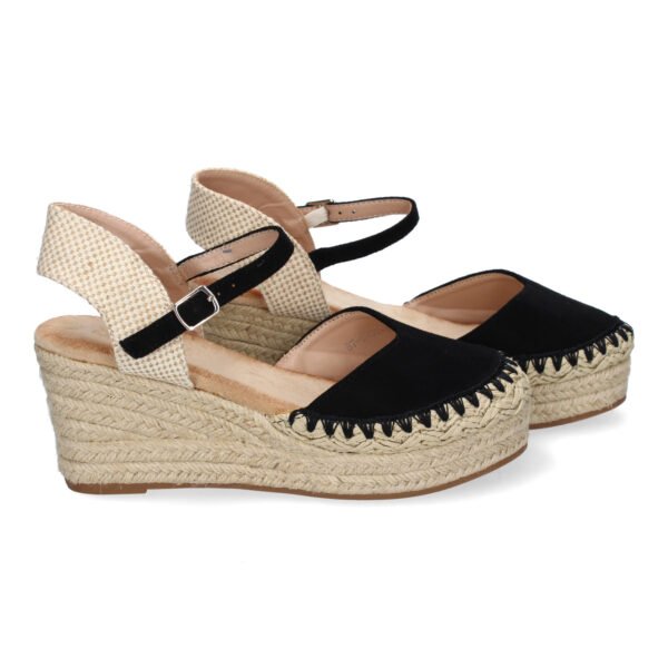Sandalia de Cu?a de Yute para Mujer, Comodas y Elegantes con Detalles Trenzados - Imagen 5