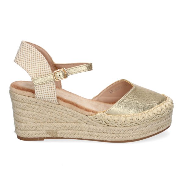 Sandalia de Cu?a de Yute para Mujer, Comodas y Elegantes con Detalles Trenzados - Imagen 2