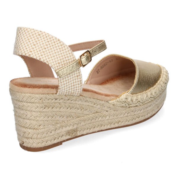 Sandalia de Cu?a de Yute para Mujer, Comodas y Elegantes con Detalles Trenzados - Imagen 3