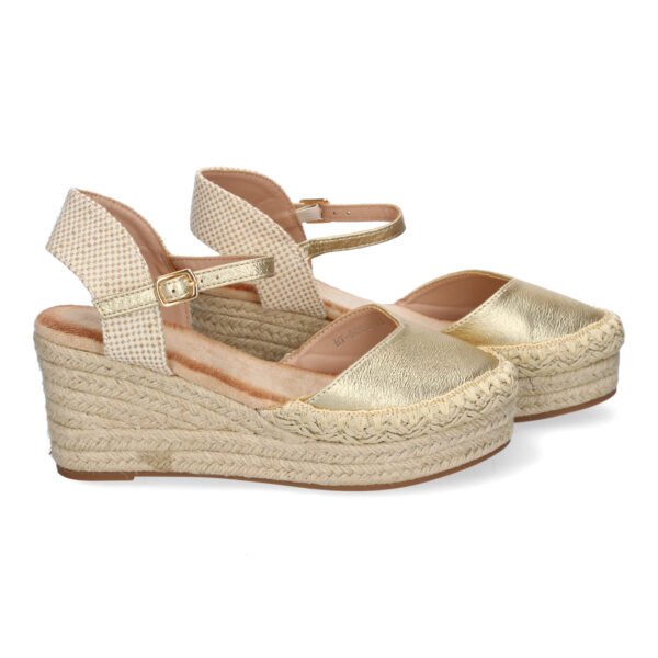 Sandalia de Cu?a de Yute para Mujer, Comodas y Elegantes con Detalles Trenzados - Imagen 5
