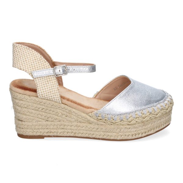Sandalia de Cu?a de Yute para Mujer, Comodas y Elegantes con Detalles Trenzados - Imagen 2