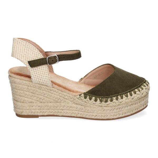 Sandalia de Cu?a de Yute para Mujer, Comodas y Elegantes con Detalles Trenzados - Imagen 2