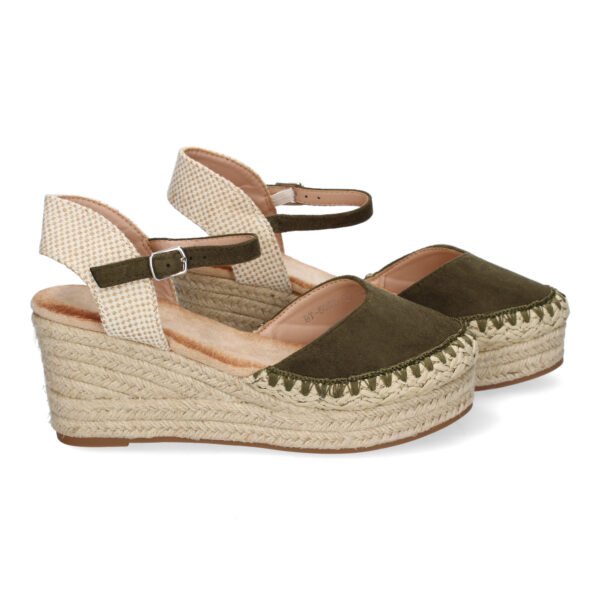 Sandalia de Cu?a de Yute para Mujer, Comodas y Elegantes con Detalles Trenzados - Imagen 5