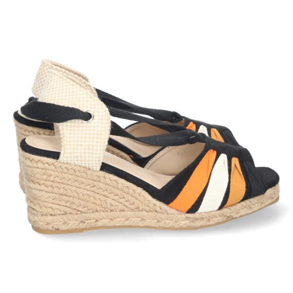 Sandalia de Cu?a con Cordones - Imagen 5