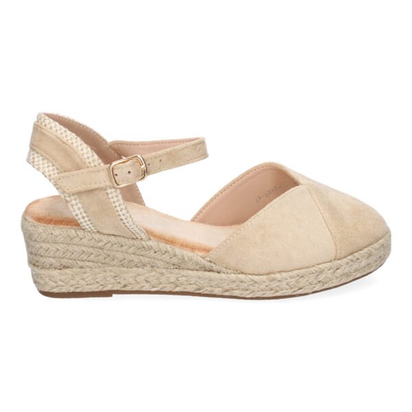 Sandalia de Cu?a de Yute para Mujer, Comodas y Elegantes, Dise?o Moderno con Tira Decorativa - Imagen 2