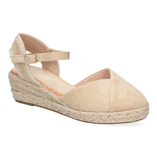 Sandalia de Cu?a de Yute para Mujer, Comodas y Elegantes, Dise?o Moderno con Tira Decorativa - Imagen 3