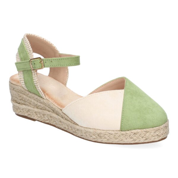 Sandalia de Cu?a de Yute para Mujer, Comodas y Elegantes, Dise?o Moderno con Tira Decorativa - Imagen 3