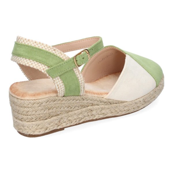 Sandalia de Cu?a de Yute para Mujer, Comodas y Elegantes, Dise?o Moderno con Tira Decorativa - Imagen 4