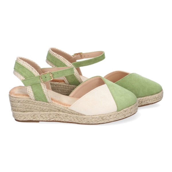 Sandalia de Cu?a de Yute para Mujer, Comodas y Elegantes, Dise?o Moderno con Tira Decorativa - Imagen 5