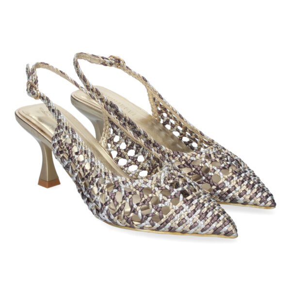 Zapato de Tacon Fino para Mujer, Comodo, Estilo Salon