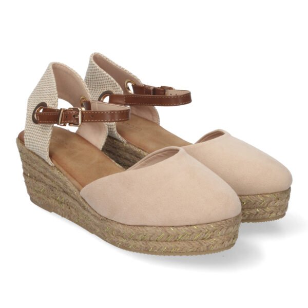 Sandalia de Cu?a de Yute para Mujer, C?modas y Elegantes