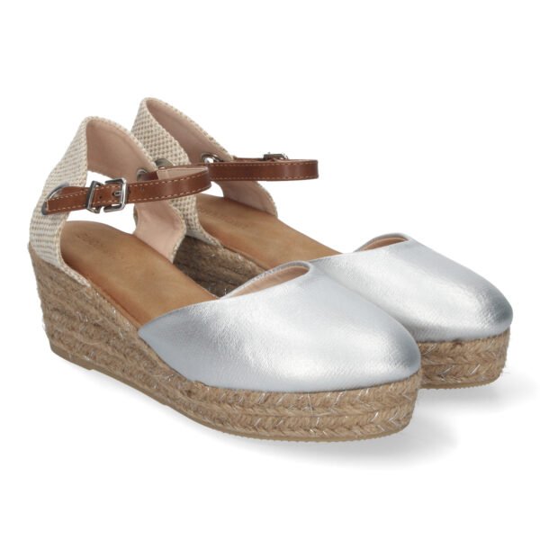 Sandalia de Cu?a de Yute para Mujer, C?modas y Elegantes