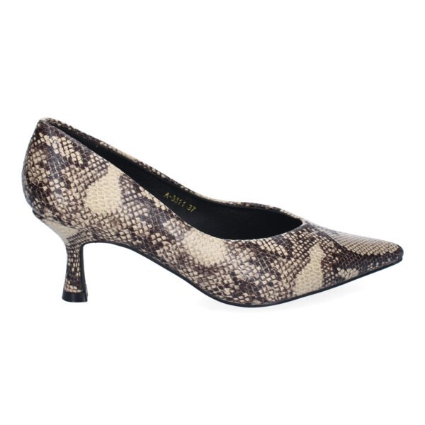 Zapatos de Sal?n Tac?n Fino para Mujer, Estampado de Serpiente - Imagen 2