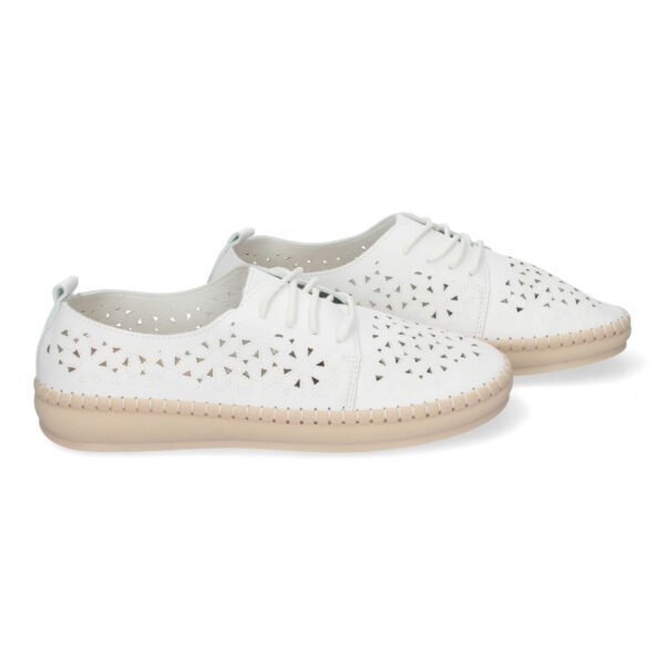 Zapato Casual De Mujer Estilo Oxford, Dise?o Calado - Imagen 5