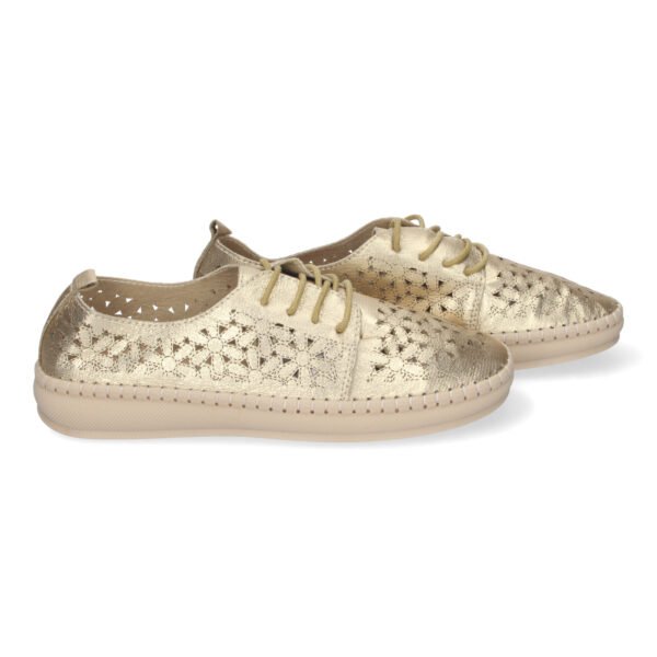 Zapato Casual De Mujer Estilo Oxford, Dise?o Calado - Imagen 5