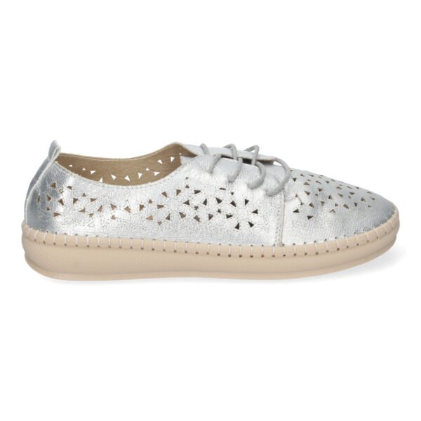 Zapato Casual De Mujer Estilo Oxford, Dise?o Calado - Imagen 2