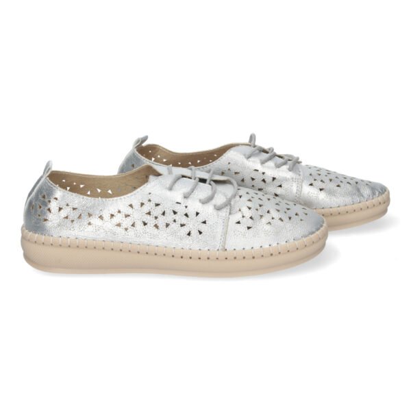Zapato Casual De Mujer Estilo Oxford, Dise?o Calado - Imagen 5