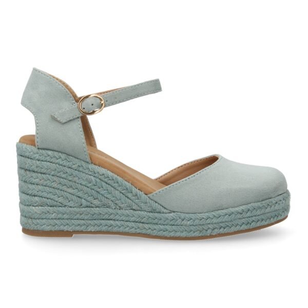 Sandalia de cu?a de yute para mujer, comodas y elegantes dise?o moderno con el yute en el mismo tono - Imagen 2