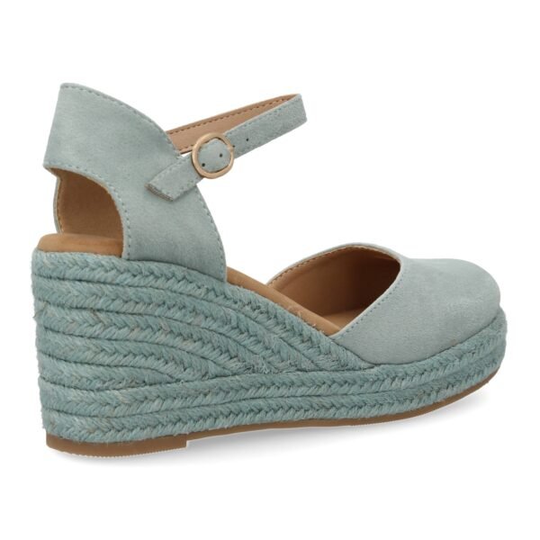 Sandalia de cu?a de yute para mujer, comodas y elegantes dise?o moderno con el yute en el mismo tono - Imagen 4