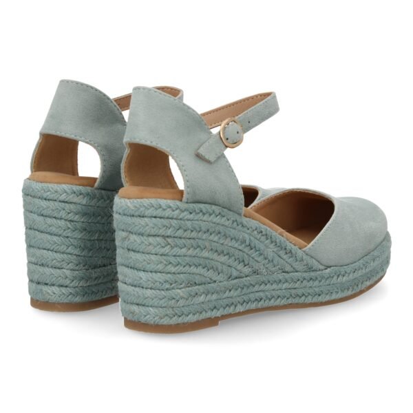 Sandalia de cu?a de yute para mujer, comodas y elegantes dise?o moderno con el yute en el mismo tono - Imagen 5