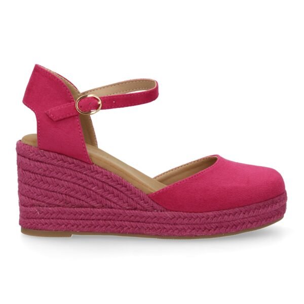 Sandalia de cu?a de yute para mujer, comodas y elegantes dise?o moderno con el yute en el mismo tono - Imagen 3