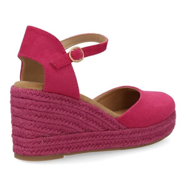 Sandalia de cu?a de yute para mujer, comodas y elegantes dise?o moderno con el yute en el mismo tono - Imagen 5