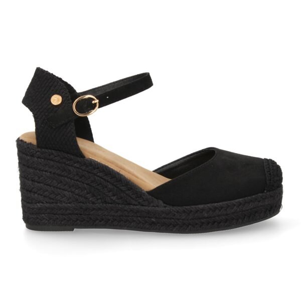 Sandalia de cu?a de yute para mujer, comodas y elegantes dise?o moderno con el yute en el mismo tono - Imagen 2