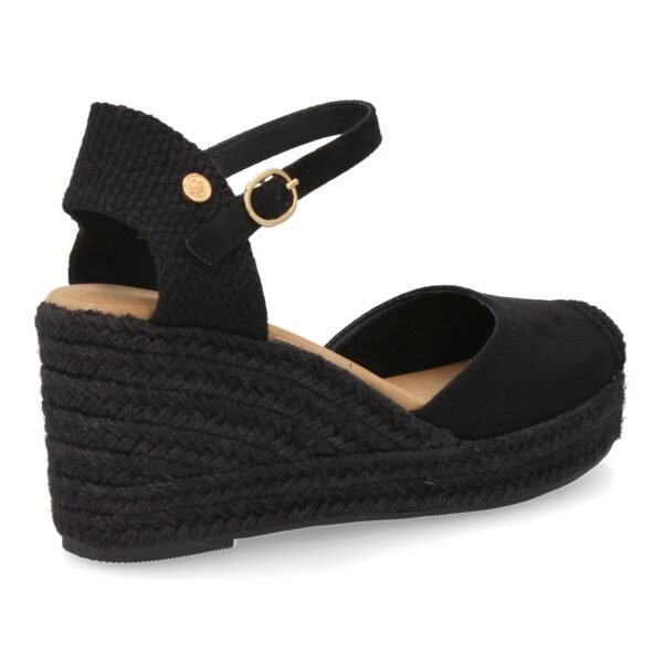 Sandalia de cu?a de yute para mujer, comodas y elegantes dise?o moderno con el yute en el mismo tono - Imagen 4