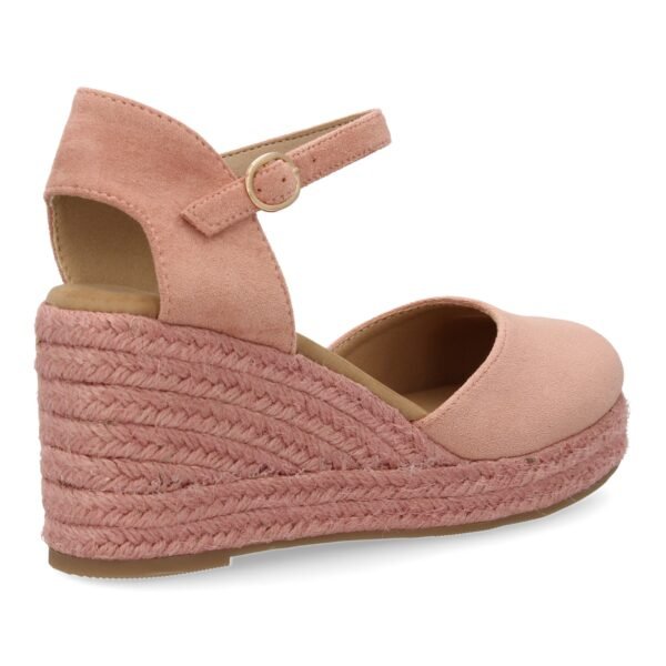 Sandalia de cu?a de yute para mujer, comodas y elegantes dise?o moderno con el yute en el mismo tono - Imagen 4