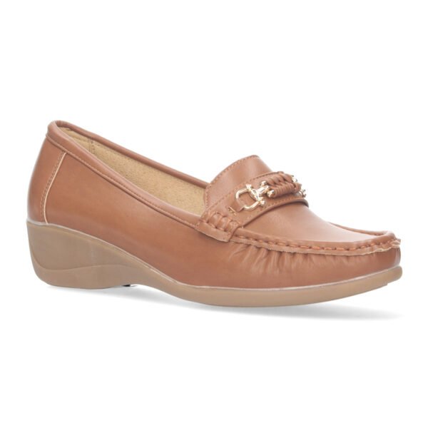 Mocasin de cu?a para mujer - Imagen 3